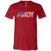 Pinoy American Unisex Jersey V-Neck T-Shirt